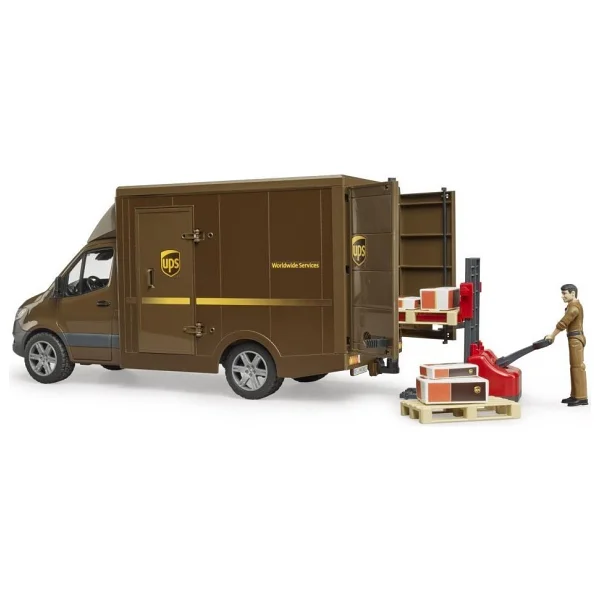 Bruder Mercedes Benz Sprinter Ups Kargo Aracı Transpalet Br02678 - Görsel 7