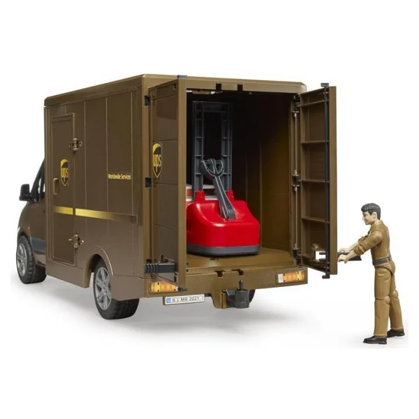 Bruder Mercedes Benz Sprinter Ups Kargo Aracı Transpalet Br02678 - Görsel 8