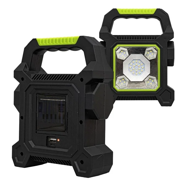 Powermaster Jy-258c 3 Kademeli Şarjlı Çok Fonksiyonlu Solar Işıldak - Görsel 2
