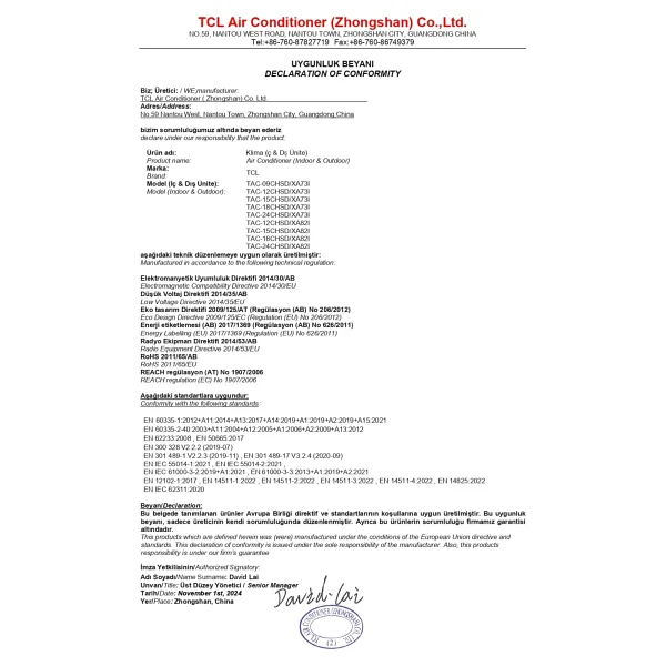 Tcl Elite Plus Black Edition Tac-12chsd/Xa82ı A++ 12000 Btu Inverter Duvar Tipi Klima - Görsel 6