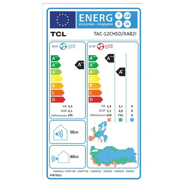 Tcl Elite Plus Black Edition Tac-12chsd/Xa82ı A++ 12000 Btu Inverter Duvar Tipi Klima - Görsel 7