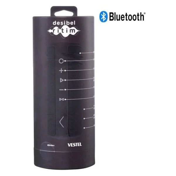 Vestel Desibel H500 Bluetooth Hoparlör Siyah - Görsel 7