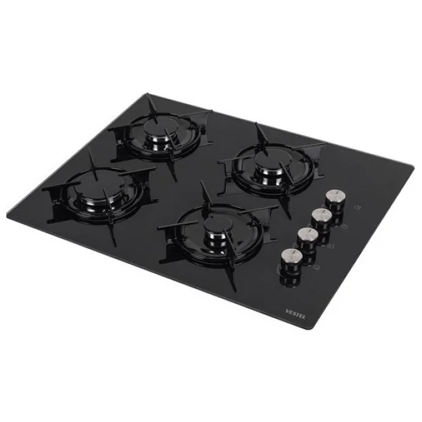 Vestel Ao-65104 S-T Siyah Cam Ankastre Ocak - Görsel 2
