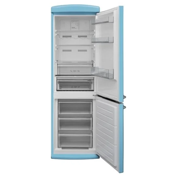 Vestel Retro Nfk37211 Düş Mavisi Kombi No Frost Buzdolabı - Görsel 2