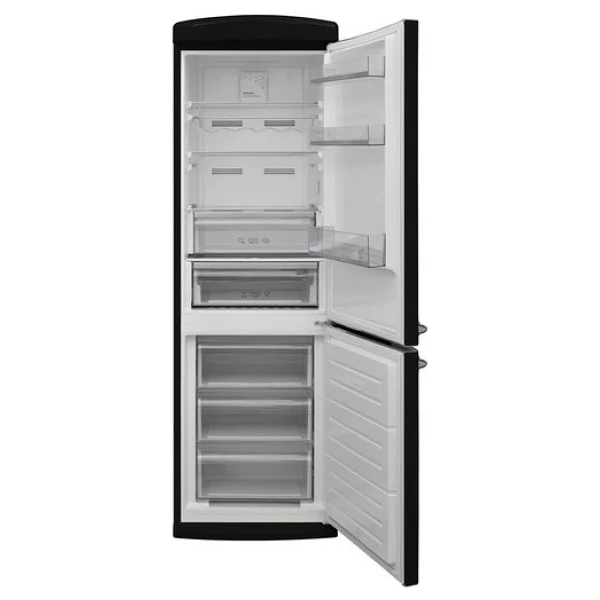 Vestel Retro Nfk37211 Siyah Kombi No Frost Buzdolabı - Görsel 2