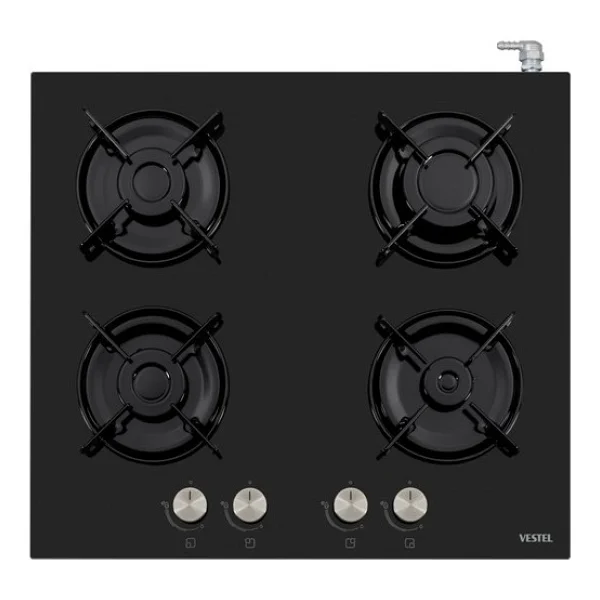 Vestel SO 6114 YS DG Siyah Cam Set Üstü Ocak - Görsel 8