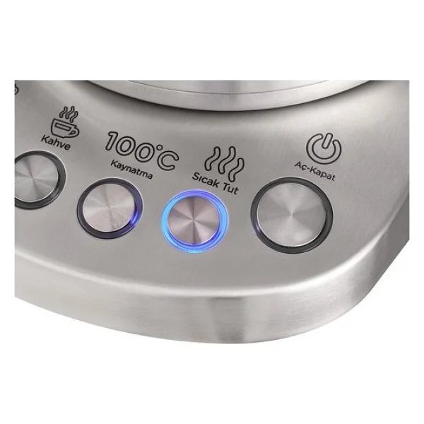 Vestel Ziyafet S3000 Dgt 2200 W 1.7 Lt Çelik Kettle - Görsel 5