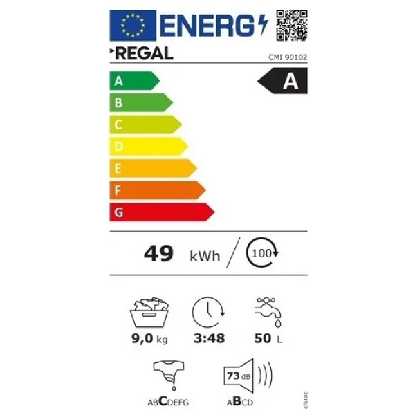 Regal Cmı 90102 9 Kg 1000 Devir Çamaşır Makinesi - Görsel 8