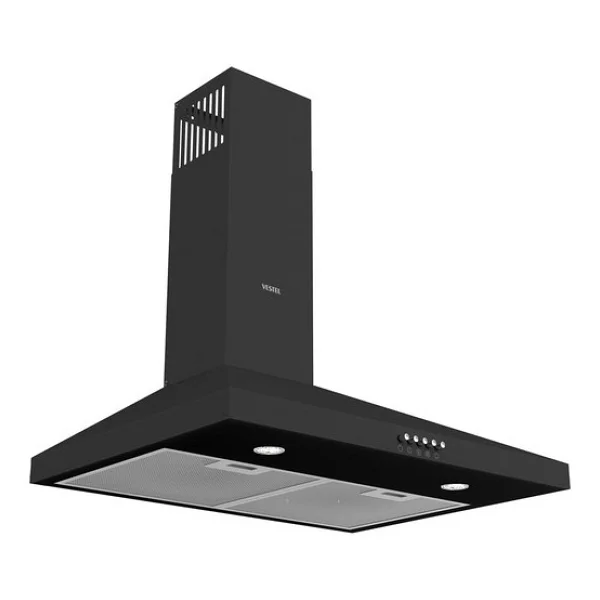 Vestel Ad-60030 S Siyah Duvar Tipi Davlumbaz - Görsel 2