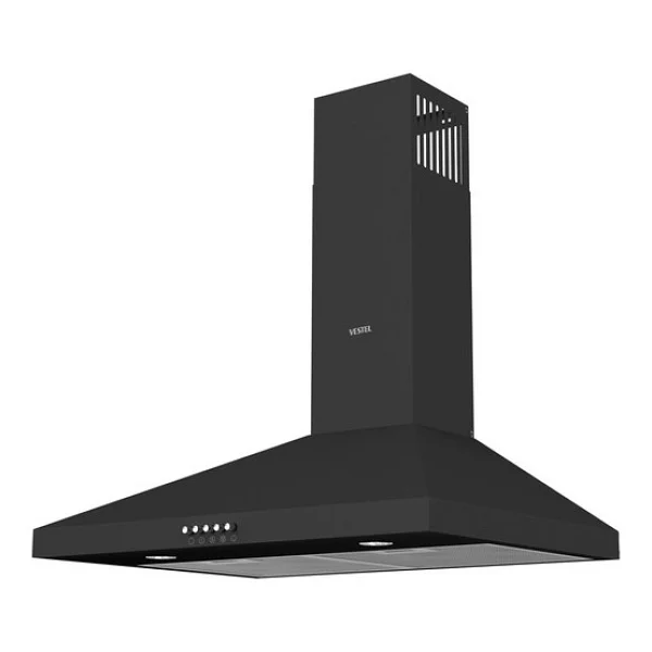 Vestel Ad-60030 S Siyah Duvar Tipi Davlumbaz - Görsel 3