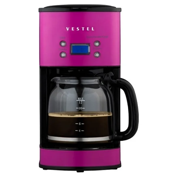 Vestel Retro Pembe Filtre Kahve Makinesi - Görsel 4