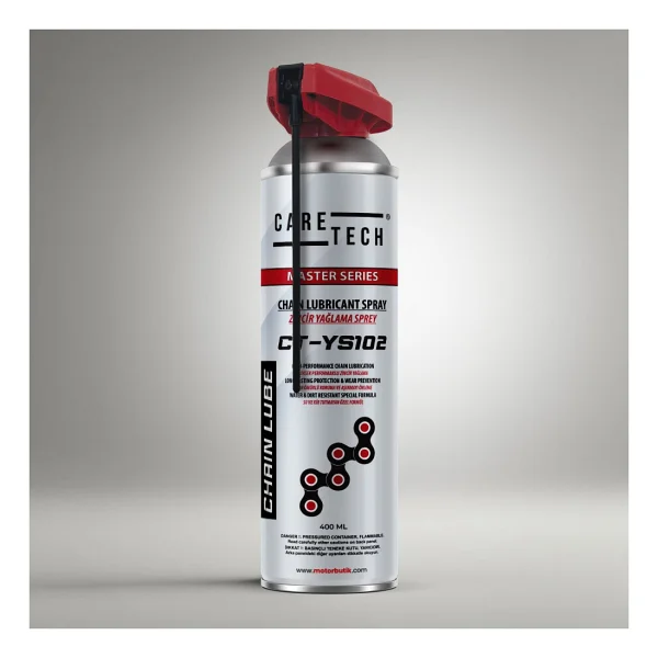 Caretech Ct-Ys102 Zincir Yağı Spreyi Motosiklet Bisiklet Yağlayıcı 400 Ml - Görsel 2