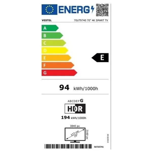 Vestel 70ut9740 4K Ultra HD 70" 178 Ekran Uydu Alıcılı Smart LED TV - Görsel 8