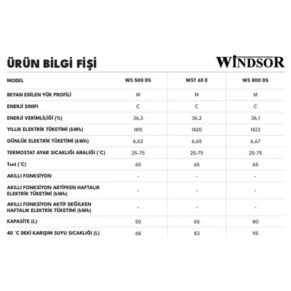 Windsor Ws 500 Ds 50 Lt Dijital Termosifon - Görsel 3