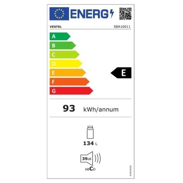 Vestel Sba16011 Ankastre Buzdolabı - Görsel 6