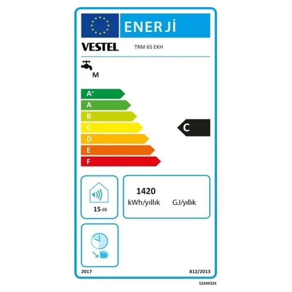 Vestel Trm 65 Ekh 3000 W 65 Lt Termosifon - Görsel 6
