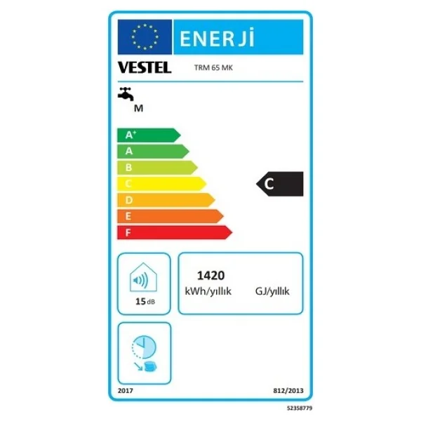 Vestel Trm 65 Mk 1980 W 65lt Termosifon - Görsel 6