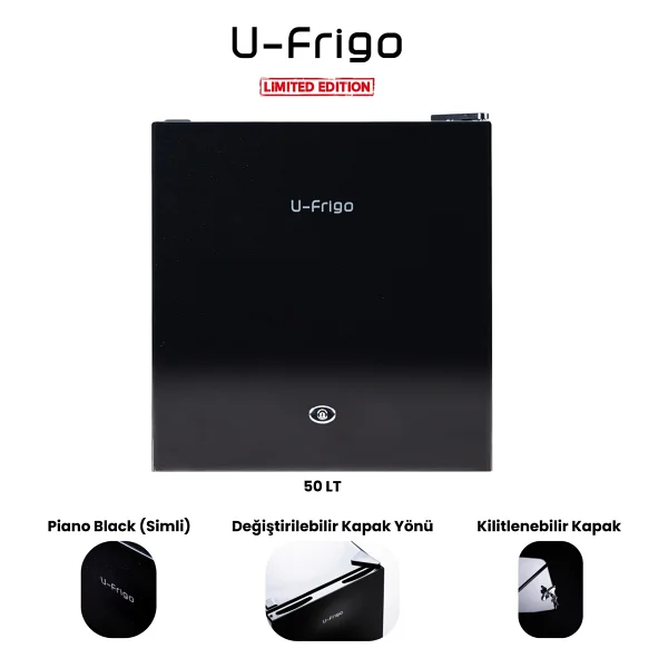 U-Frigo Limited Edition 12-24 V 50 Lt Kompresörlü Marin Karavan Buzdolabı - Görsel 6