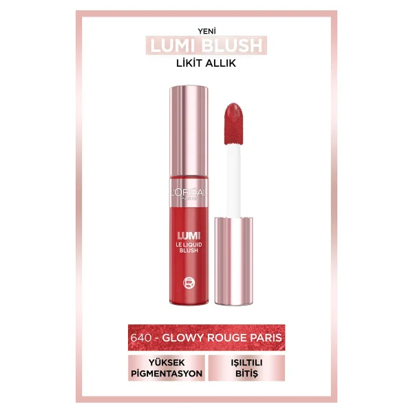 L'oreal Paris Lumi Işıltılı 640 Rouge Paris Likit Allık - Görsel 2