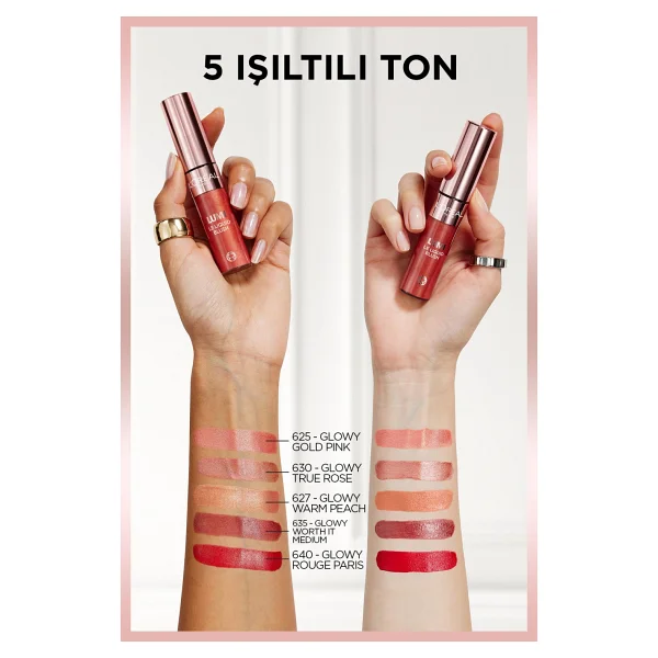 L'oreal Paris Lumi Işıltılı 640 Rouge Paris Likit Allık - Görsel 5