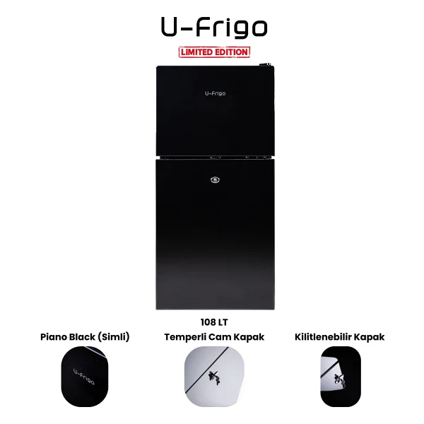 U-Frigo Limited Edition 12-24 V 108 Lt Kompresörlü Marin Karavan Buzdolabı - Görsel 6