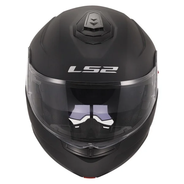 Ls2 Strobe 2 Mat Siyah Çene Açılır Motor Kaskı - Görsel 3