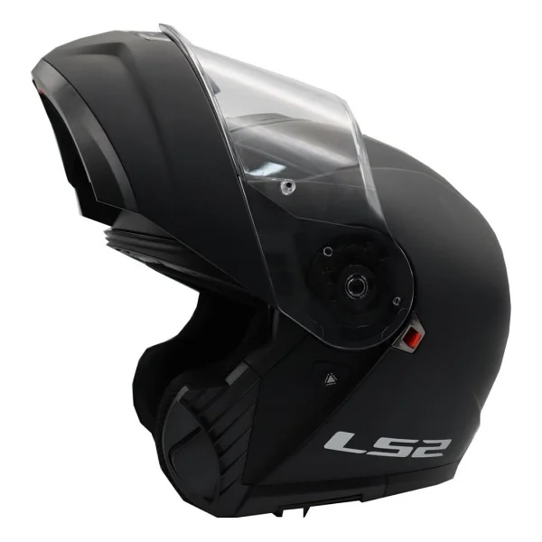Ls2 Strobe 2 Mat Siyah Çene Açılır Motor Kaskı - Görsel 5