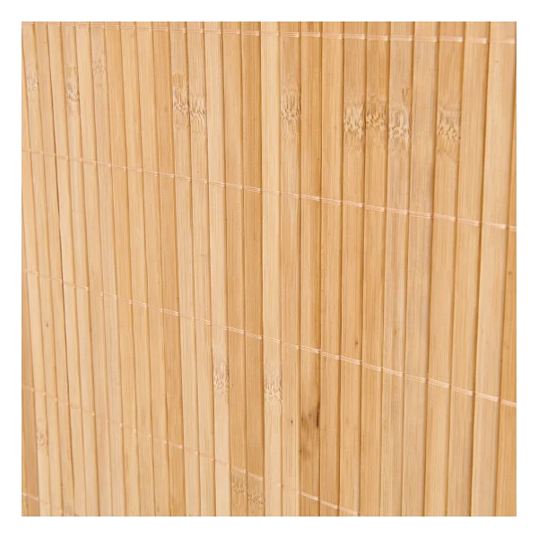 Simple Living 80 Lt Örme Çift Hazneli Bambu Çamaşır Sepeti - Görsel 4