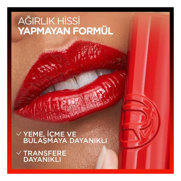 L'oreal Paris Infaillible Laque Resistance 601 Worth It Likit Ruj - Görsel 6