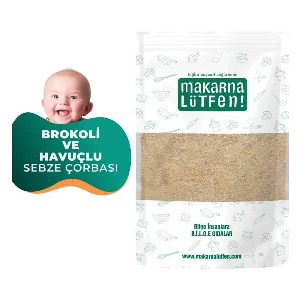 Makarna Lütfen Brokoli Ve Havuçlu Sebze Çorbası 8 Ay 50 G - Görsel 3