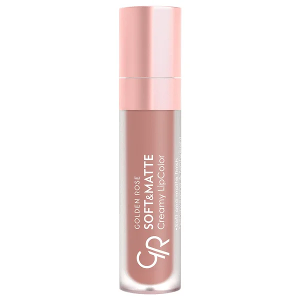 Golden Rose Soft & Matte Creamy Lipcolor 104 Rustic Brown Likit Ruj - Görsel 5