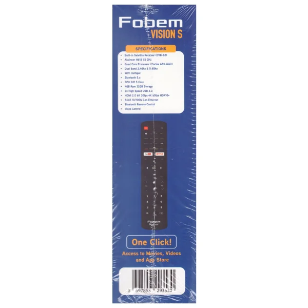 Fobem Vision S 32 GB 6k Hibrit Android TV Box - Görsel 5