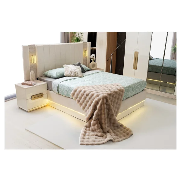 Zen Mdf Bazalı Yatak Odası Takımı - Aytaşı - Görsel 4