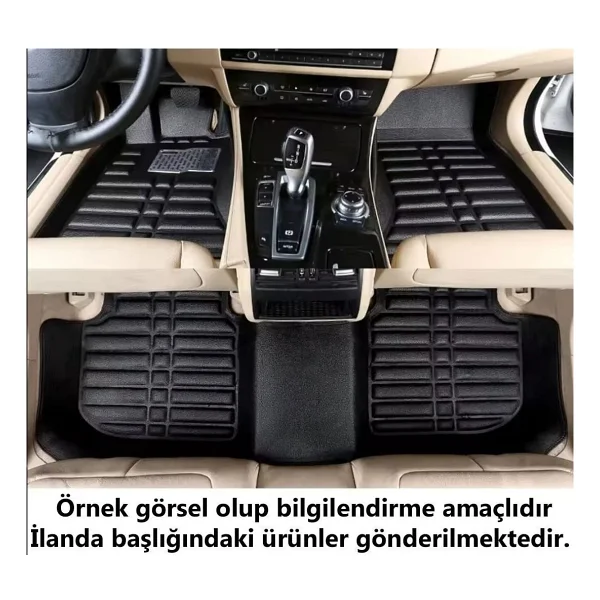 Peugeot 3008 Uyumlu 2016 Sonrası 5d Havuzlu Karbon Dizayn Paspas Seti - Görsel 2