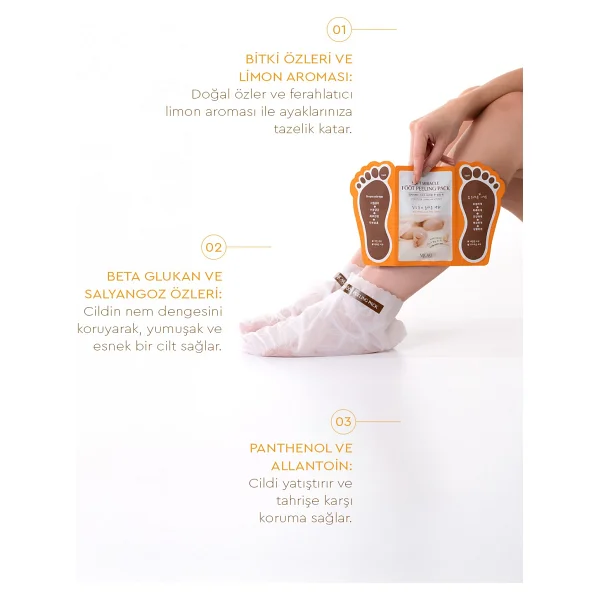 Mjcare Miracle Çorap Tipi Ayak Peeling Maskesi - Görsel 2