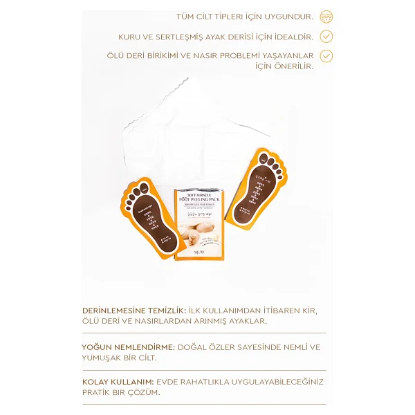Mjcare Miracle Çorap Tipi Ayak Peeling Maskesi - Görsel 4