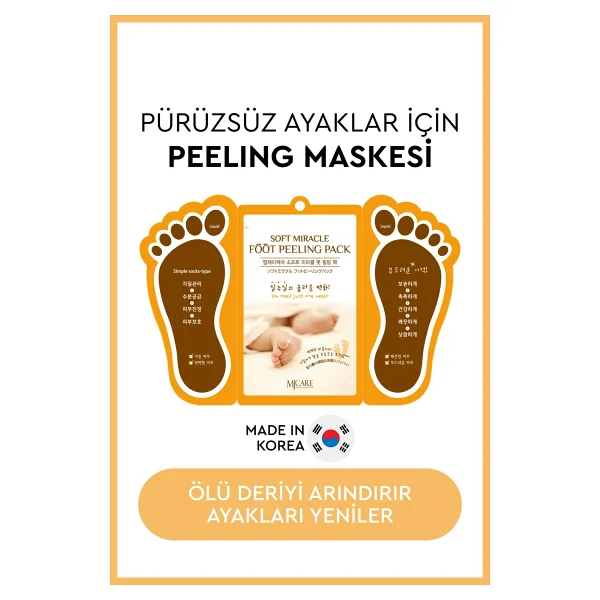 Mjcare Miracle Çorap Tipi Ayak Peeling Maskesi - Görsel 8