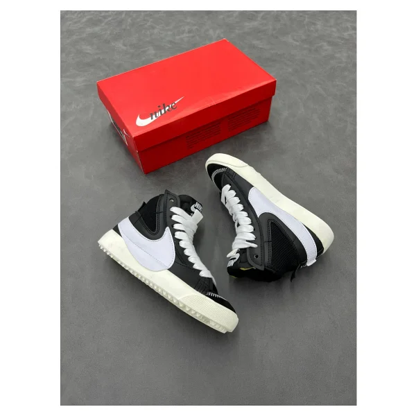 Nike Blazer Mid 77 Jumbo Dd3111-100 Beyaz-Siyah Erkek Spor Ayakkabı - Görsel 2