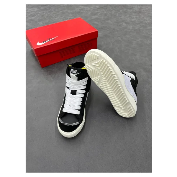 Nike Blazer Mid 77 Jumbo Dd3111-100 Beyaz-Siyah Erkek Spor Ayakkabı - Görsel 3