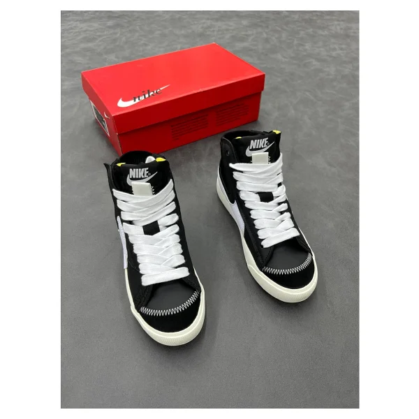 Nike Blazer Mid 77 Jumbo Dd3111-100 Beyaz-Siyah Erkek Spor Ayakkabı - Görsel 4