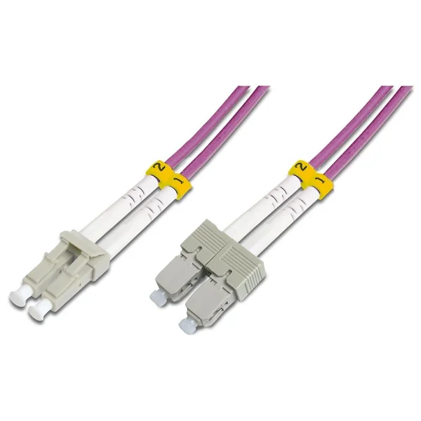 Beek Lc-Sc Fiber Optik Patch Kablo, Multimode Om 4 50/125 Duplex, 3.0mm, Lszh, 5 Metre - Görsel 2