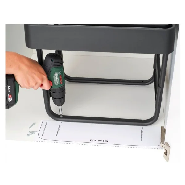 Brabantia Dark Grey Sort&Go Buılt-In Bın Çöp Kutusu 10+10+20lt - Görsel 4