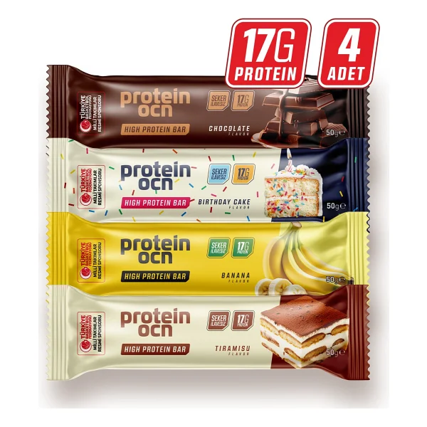 Proteinocean Protein Bar - Karma Kutu - 50g X 4 Adet - Görsel 6
