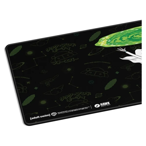 Hawk Rick And Morty Portal Mouse Pad - Görsel 2