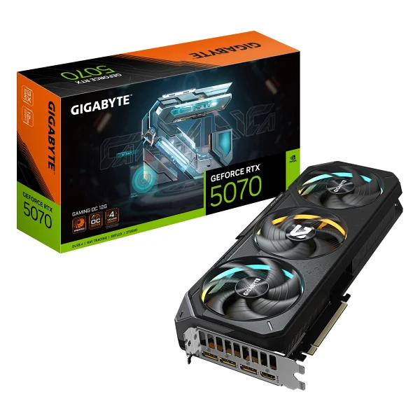 Gigabyte RTX 5070 Gaming Oc 12g Gv-N5070gamıng Oc-12gd 192 Bit Gddr7 12 GB Ekran Kartı - Görsel 2