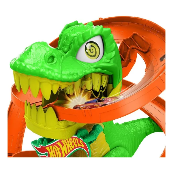 Hot Wheels T-Rex Ve İtfaiye İstasyonu Oyun Seti Jbm73 - Görsel 4