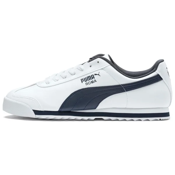 Puma Roma Basic 353572-12 Beyaz-Lacivert Erkek Spor Ayakkabı - Görsel 10