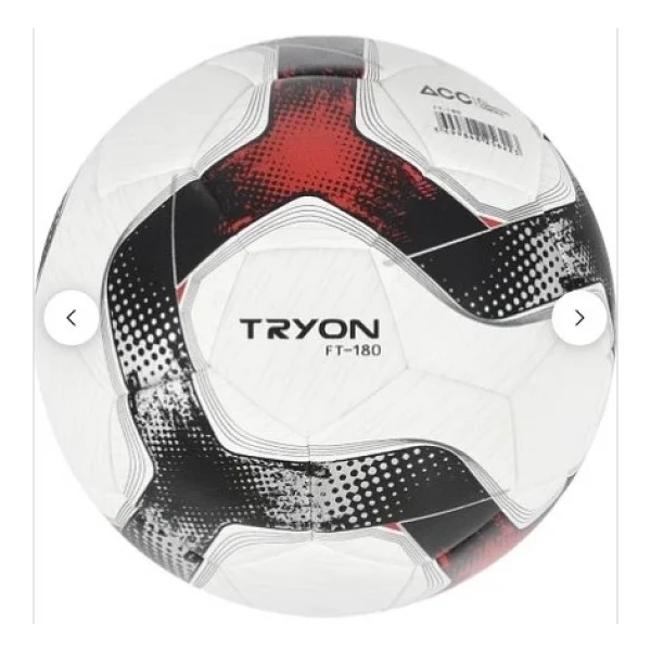 Tryon Ft-180 Kırmızı Beyaz Futbol Topu 12 Adet ( Koli ) - Beyaz - Kırmızı - 4 - Görsel 2