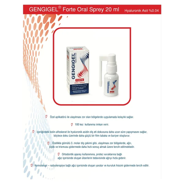 Gengigel Forte Oral Sprey 20 Ml - Görsel 3
