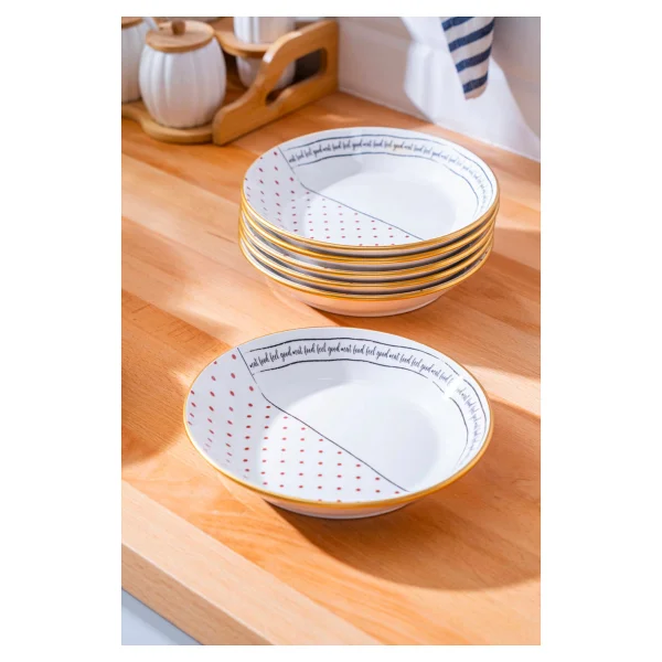 Acar Feel Good 20 Cm 6'lı Yemek Tabağı - Görsel 5